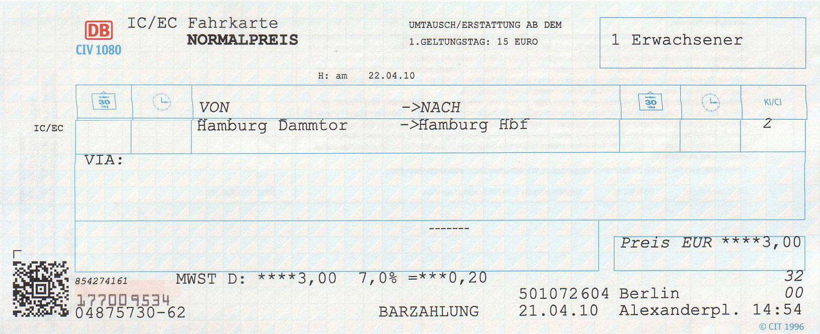 Fan Bahncard 25 für 3 Euro vom 21. bis 23. April 2010 – uncleboob.com