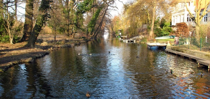 Kanal an der Tizianstraße