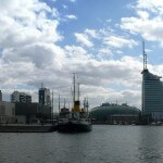 > 180° Panorama: Neuer Hafen Bremerhaven