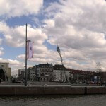 Panorama Ostseite Neuer Hafen / Marina Bremerhaven