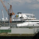AIDA im Trockendock der Lloyd Werft Bremerhaven